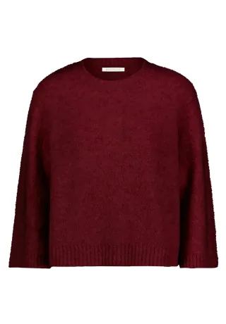 Betty & Co - Strickpullover Middle Red Melange - Gr. - 36