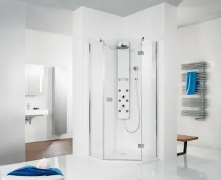 HSK Premium Softcube Fünfeckdusche 3-teilig 6860 HSK6860xxx