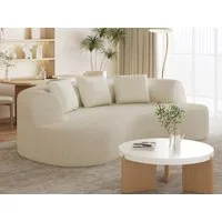 Lexzurn Sofa 3-Sitzer Sofa, Schlafsofa 168x90cm inkl.3 Zierkissen Bequemes Chenille, Geeignet fur Wohnzimmer, Buro, Lounge, Zimmer, Schlafzimmer, Mit 1200 LBS Belastbarkeit, strapazierfähig & haustierfreundlich