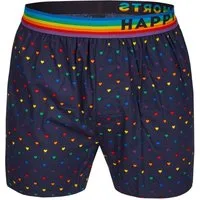 HAPPY SHORTS Boxershorts Happy Shorts Herren american Boxer Boxershorts Shorts Webboxer Pride small Hearts Herzen (1-St)