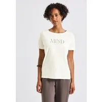 STREET ONE T-Shirt mit Rundhalsausschnitt
