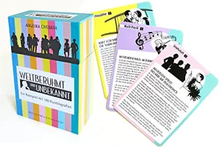 MeterMorphosen MET00687 - Weltberühmt und unbekannt Ratespiel mit 100 Kurzbiografien