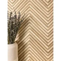 Newroom Vliestapete Yasha Beige Tapete Holztapete Holz,Paneele,Fischgräten, Beige Tapete Modern Holz - Holzwand Fischgrätenmuster Sand Creme Boho Natur Paneele Fischgräten für Wohnzimmer Schlafzimmer Küche, Holzwand