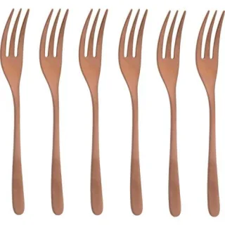 Sambonet Taste PVD 6 Forchette Dolce Rame Antico