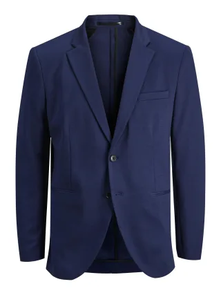 JACK&JONES - JJEJAXON JERSEY BLAZER NOOS JNR Medieval Blue - Gr. - 128