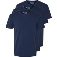 Selected T-Shirt SLHROLAND SS O-NECK TEE 3-PACK NOOS