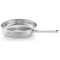 Fissler Bratpfanne Original-Profi Collection®, Edelstahl 18/10 (1-tlg), Kaltmetallgriffe,Mess-Skala (L),cookstar Allherdboden,Schüttrand