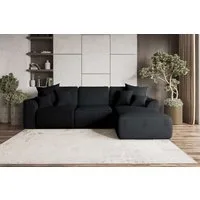 99rooms Ecksofa Gusto, Sofa L-Form, Eckcouch, mit Schlaffunktion, abnehmbaren Rückenkissen, Bezug-Cordstoff POSO