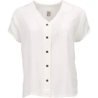Guru-Shop Longbluse Luftiges Basic Blusentop, Kurzarm Bluse -.. alternative Bekleidung