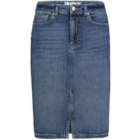 SUBLEVEL Jeansrock Damen Maxi Midi Mini Rock langer Schnitt Denim Stretch