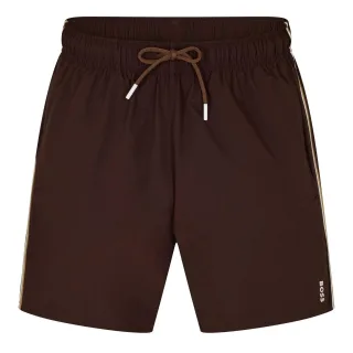 Boss - "Iconic" Badeshorts für Herren (Dunkelbraun)