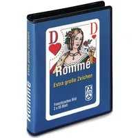 Ravensburger Spiel 2 x 55 Blatt Spielkarten Rommé, Bridge, Canasta große Eckzeichen 27074