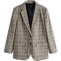 Next Jackenblazer N. Premium einreihiger, karierter Blazer (1-tlg)