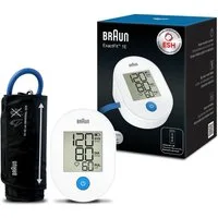Braun Oberarm-Blutdruckmessgerät ExactFit 1E BUA4000EU, Einfache Bedienung, leicht ablesebares Display, Universalmanschette