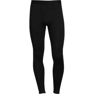 Lange Thermo-Unterhose, Herren,  Schwarz, Elasthan/Polyester, by Lands' End