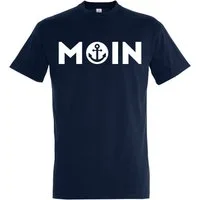 Youth Designz Print-Shirt Moin Logo Herren T-Shirt Anker Spruch mit modischem Aufdruck