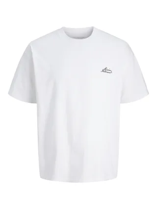 JACK&JONES - JCODUST SCRIPT BACK TEE SS CN JNR Bright White - Gr. - 140