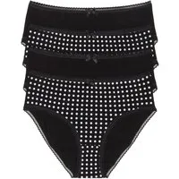 bonprix Maxislip (Packung, 4-St) klassischer Stil, figurnaher Schnitt, mit dekorativer Schleife