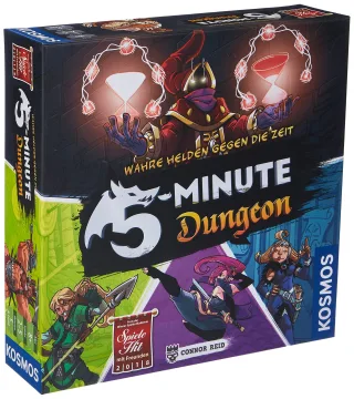 Kosmos 692889 - 5 Minute Dungeon - Wahre Helden gegen die Zeit. Temporeiches Gesellschaftsspiel für Realtime Fans