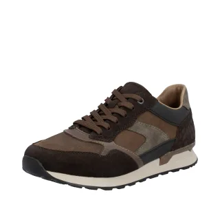 Rieker Sneaker Halbschuh, Schnürschuh, Freizeitsneaker mit weichem Schaftrand