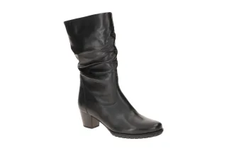 Gabor 76.606.57 Damenstiefel Schwarz (schwarz) - Extra Weit - Blockabsatz