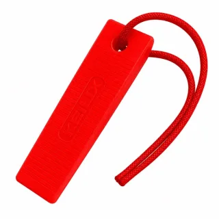 AKTION: 1x Feuerwehrkeil | KEILIX 3D | leuchtrot | Antirutsch-Rillen | robust | schlagstabil | gute Sichtbarkeit | Befestigungsschlaufe | beständig