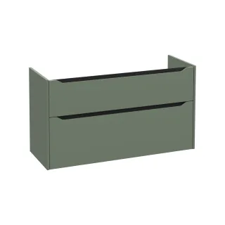 VitrA New Integra Square Waschtischunterschrank mit 2 Vollauszügen 117 x 45 x 65 cm Matt,80269 80269