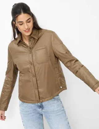 Brax Damen Overshirt Style TORINO light mocha, braun, Gr. 40