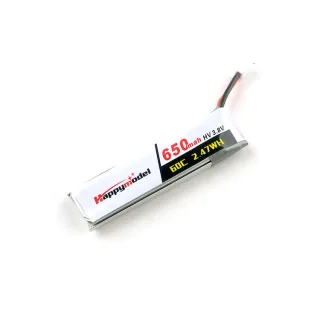 Happymodel Moblite7 Spare Part 1S 3.8V 650mAh 30C Lipo Lihv Battery PH2.0 Plug For FPV Racing RC Drone