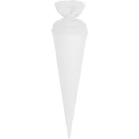 itenga Schultüte itenga Geschwister - Bastelschultüte 35cm mit Filzverschluss WEISS