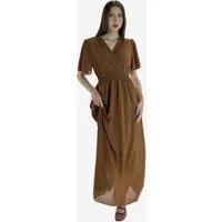 Elara Maxikleid Sommer-Maxikleid mit V-Ausschnitt (1-tlg)