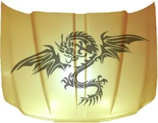 Autoaufkleber für die Motorhaube "Drachenherz"