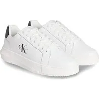 Calvin Klein Jeans CHUNKY CUPSOLE MONO LTH Sneaker Schnürschuh, Halbschuh, Freizeitsneaker mit seitlichem Logo