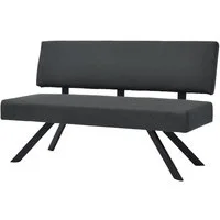 byLIVING Sitzbank TORONTO, Webstoff, bis 160 kg, Taschenfederkern, 4-Fußgestell, 3 Sitzplätze