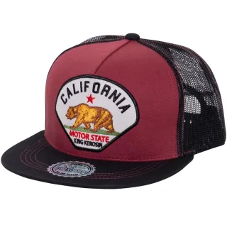 King Kerosin Herren KING KEROSIN Snapback Cap mit Stickerei und Netz California