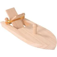 EDUPLAY Experimentierkasten Boot mit Gummiantrieb, 17 x 7,5 x 4 cm