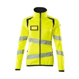 MASCOT Damen Fleecepullover mit Reißverschluss ACCELERATE SAFE Hi-vis Gelb / Schwarzblau 4XL - 19153-315-17010-4XL