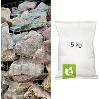 CM-Gartendesign Gabionensteine Grauwacke Gabionensteine, (8/20cm, bunt), 5kg
