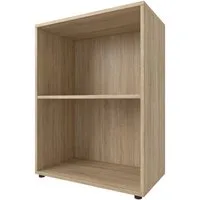 möbelando Aktenregal Trio 2, 57 x 77 x 33 cm (B/H/T)