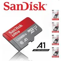 Sandisk Ultra microSD Speicherkarte A1 Speicherkarte (64 GB, Class 10, 140 MB/s Lesegeschwindigkeit)