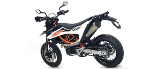 Sport Auspuff Arrow Race-Tech TITAN mit Carbonendkappe KTM 690 SMC R/Enduro R Bj. 2019-2024 +ABE