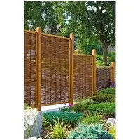 Tetzner & Jentzsch Gartenzaun FAKO Weidengeflechtzaun