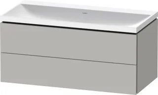 Duravit L-Cube c-shaped Set wandhängend Betongrau Matt 1000x480x480 mm - LC6952N07070000 LC6952N07070000