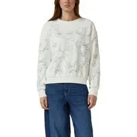 s.Oliver Sweater mir floraler Stickerei