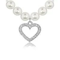 LUISIA® Kette mit Anhänger 'Phoebe' mit Kristallen von Swarovski®, Kristall