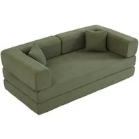 GLP Schlafsofa Boneless Sofa mit schlaffunktion 200 cm, Set, 3-in-1 Cord Schlafsofa klappbar, 200x200 cm, ohne Montage