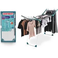 Leifheit Wäscheständer Pegasus RockSolid Maxx, 21 m Trockenlänge, 107 cm hohe Flügel, standfest, drinnen und draußen