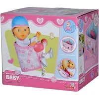 SIMBA Babypuppe New Born Fahrradsitz mit Gurt für alle Puppen 30 - 43 cm 105560018