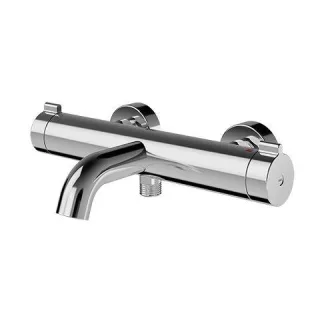 KWC Aquarotter Thermostat-Wannenbatterie, F4, AP, Wannenauslauf und für Handbrause, 3600000189 3600000189