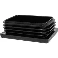 Enkotrade Endkappe Lamellenstopfen rechteckig, (21-St), Schwarz, rechteckig, 35 x 25 mm, UV-beständig. Made in Germany